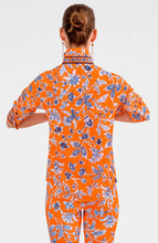 Load image into Gallery viewer, back view of Gretchen Scott Designs Boyfriend Shirt Stunning Stippling