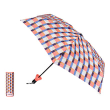 Load image into Gallery viewer, Vinrella Gingham Pink Water Bottle Umbrella