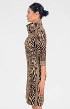Load image into Gallery viewer, Gretchen Scott Designs Everywhere Dress Animal Instincts - Zebra Khaki