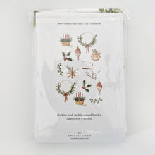 Load image into Gallery viewer, Yuletide Tea Towel showing all images