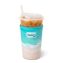 Load image into Gallery viewer, Swig High Tide Iced Cup Coolie holding an iced coffee cup
