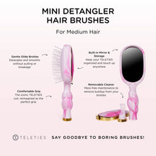 Load image into Gallery viewer, graphic with text about the TELETIES Mini Detangler Brush