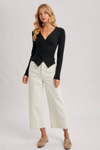 Load image into Gallery viewer, V-neck Fixed-wrap Knit Sweater