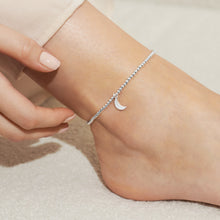 Load image into Gallery viewer, Anklet Silver Moon