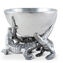 Load image into Gallery viewer, Arthur Court Elevated Alligator Bowl 5.5 inches