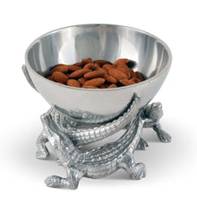 Load image into Gallery viewer, Arthur Court Elevated Alligator Bowl 5.5 inches
