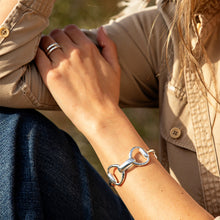 Load image into Gallery viewer, Capucine de Wulf Equestrian Snaffle Bit Link Cuff Bracelet