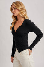 Load image into Gallery viewer, V-neck Fixed-wrap Knit Sweater