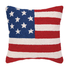 Load image into Gallery viewer, USA American Flag Red White and Blue Hook Pillow