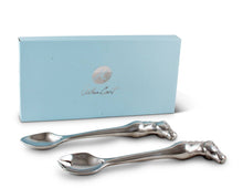 Load image into Gallery viewer, Horse Figural Serving Set with branded Arthur Court box