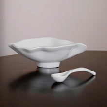 Load image into Gallery viewer, VIDA Havana Sm Oval Bowl with Spoon (White)