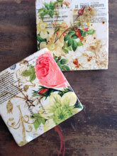 Load image into Gallery viewer, Grace's Garden Stone Coasters - Assorted Floral Designs - Single
