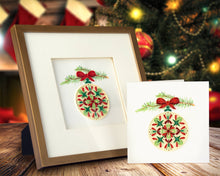 Load image into Gallery viewer, quilling card in a frame