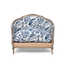 Load image into Gallery viewer, Park Hill Collection Bluebird Toile Settee