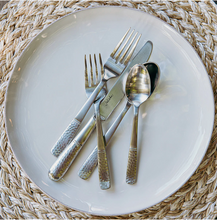 Load image into Gallery viewer, Juliska Carine Bright Satin 5 Piece Flatware Setting