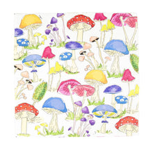 Load image into Gallery viewer, Caspari Woodland Mushrooms Napkins