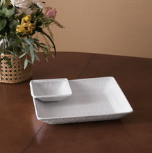 Load image into Gallery viewer, Beatriz Ball VIDA Croc Chip & Dip - White