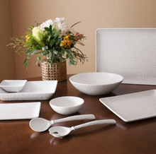 Load image into Gallery viewer, Beatriz Ball VIDA Croc Medium Rectangular Tray - White