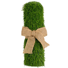Load image into Gallery viewer, Grass Table Runner - Green tied with a jute ribbon