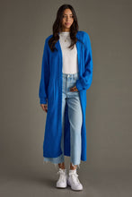 Load image into Gallery viewer, woman in Blue Duster Cardigan