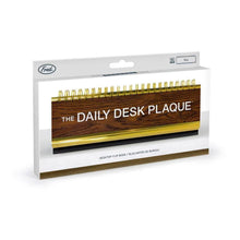 Load image into Gallery viewer, Daily Desk Plaque Desktop Flip Book in packaging