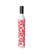 Load image into Gallery viewer, Vinrella Cherry Pop Red Floral Bottle Umbrella bottle