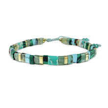 Load image into Gallery viewer, Cait Bracelet with Geometric Stone Beads