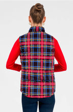 Load image into Gallery viewer, Gretchen Scott Designs Puffer Vest - Duke Of York - Black Multi