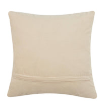 Load image into Gallery viewer, cream velvet back of the pillow
