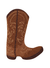 Load image into Gallery viewer, Brown Cowboy Boot shaped Hook Pillow