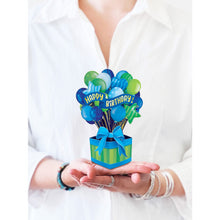 Load image into Gallery viewer, Mini Birthday Balloon Blue
