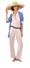 Load image into Gallery viewer, Gretchen Scott Designs Bacall Linen Trousers - La Di Da - White