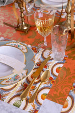 Load image into Gallery viewer, Hester & Cook Antique Pumpkin Frame Placemat on holiday table