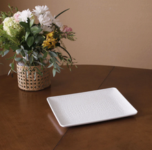 Load image into Gallery viewer, Beatriz Ball VIDA Croc Medium Rectangular Tray - White