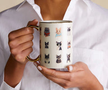Load image into Gallery viewer, Rifle Paper Cool Cats Porcelain Mug