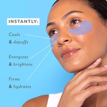 Load image into Gallery viewer, graphic with textInstantly cools and depuffs energizes and brightens firms hydrates