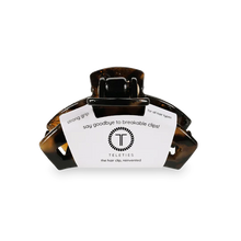 Load image into Gallery viewer, TELETIES Open Tortoise Tiny Hair Clip