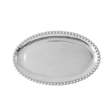 Load image into Gallery viewer, Mariposa Pearled Oval Platter