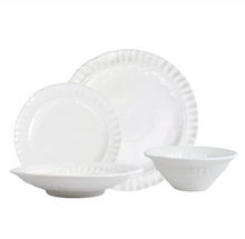 Load image into Gallery viewer, Vietri Pietra Serena 4-Piece Place Setting Set
