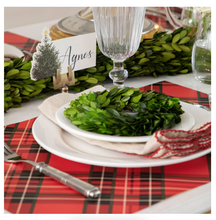 Load image into Gallery viewer, Hester & Cook Red Plaid Placemats - 24pk