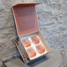 Load image into Gallery viewer, Amber Stemless Glass - Set of 4 in a box