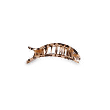 Load image into Gallery viewer, TELETIES Blonde Tortoise Small Flat Round Clip
