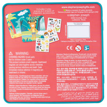 Load image into Gallery viewer, Travel Tin Magnetic Dress Up - Shark & Tiger