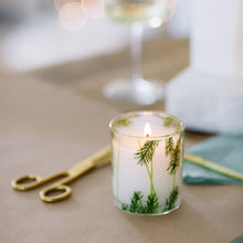 Load image into Gallery viewer, Thymes Frasier Fir Poured Pine Needle Design Candle - 6.5 oz
