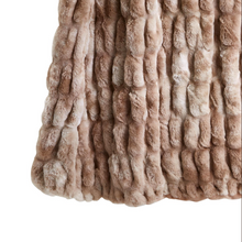Load image into Gallery viewer, Marbled Faux Fur Throw 50x60