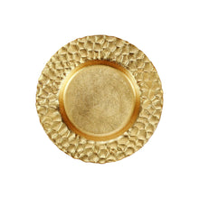 Load image into Gallery viewer, Vietri Rufolo Glass Gold Honeycomb Salad Plate