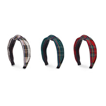 Load image into Gallery viewer, A Notch Above Plaid Knotted Headband
