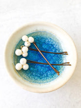 Load image into Gallery viewer, Pearl Bobby Pins - Set of 3