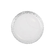 Load image into Gallery viewer, Vietri Rufolo Glass Salad Plate - Platinum - FINAL SALE