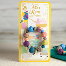 Load image into Gallery viewer, Busy Mom Wrist Keychain - FINAL SALE